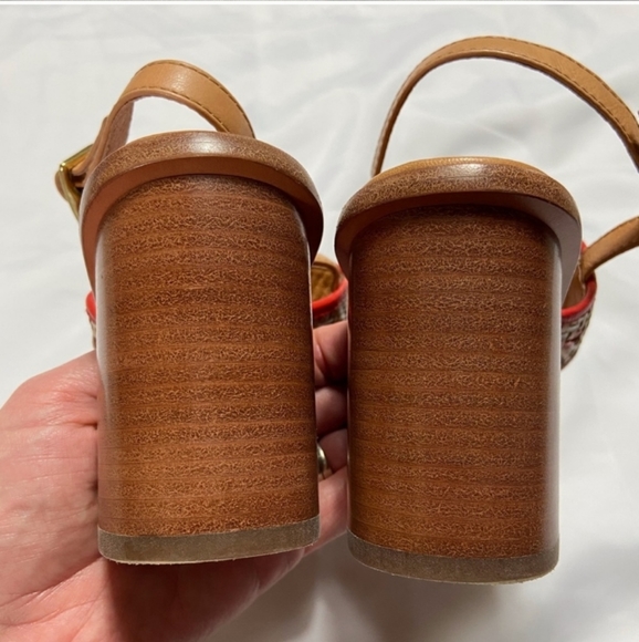 FINAL PRICE Frye Amy Woven Leather Sandal - Picture 5 of 8